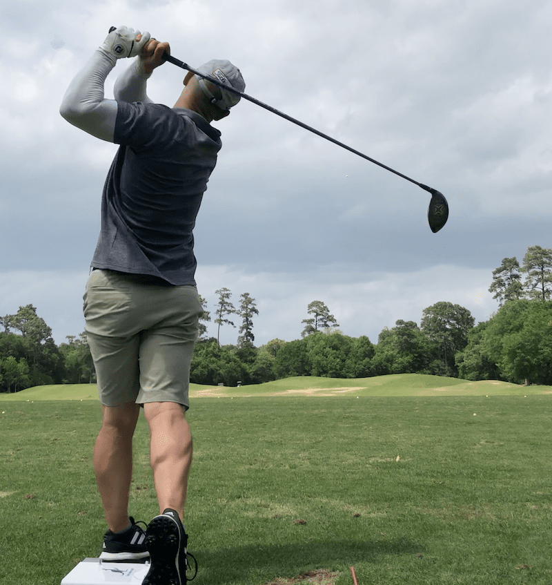 Golfer Geek & Callaway Epic Max Driver Follow Through Golfer Geek & Callaway Epic Max Driver Follow Through