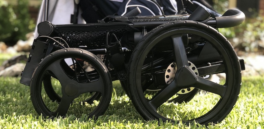Sun Mountain Pathfinder 4X Golf Cart on the course