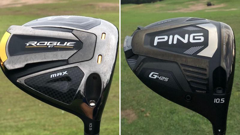 Callaway Rogue ST Max Driver vs Ping G425 Max Comparison