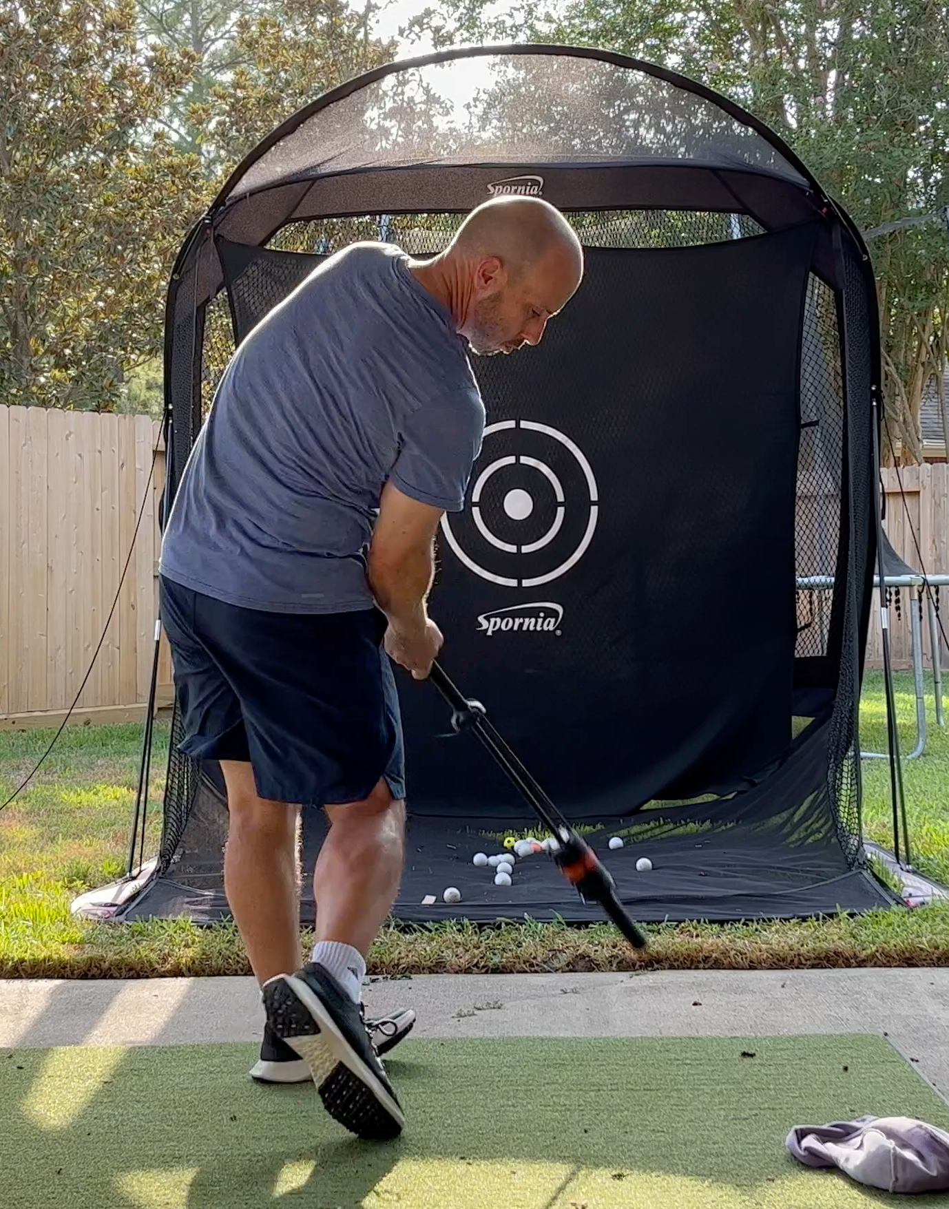 Golfer Geek Sweating w/ the ONE Club