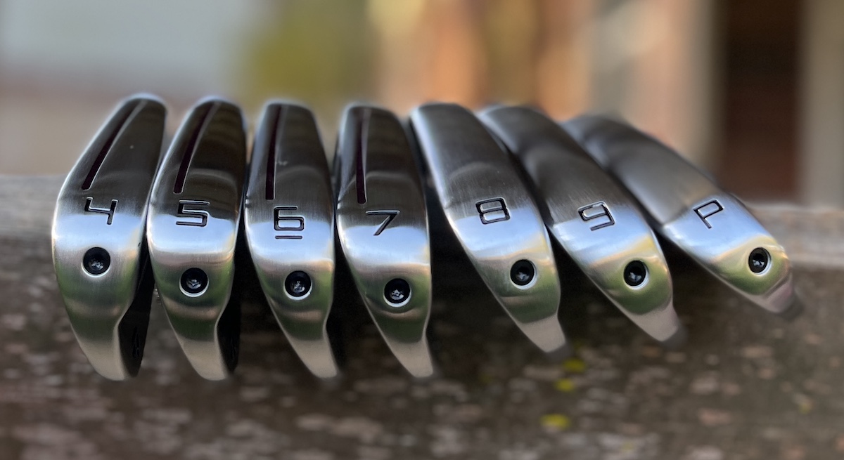 2025 Taylormade P790 irons toe close up