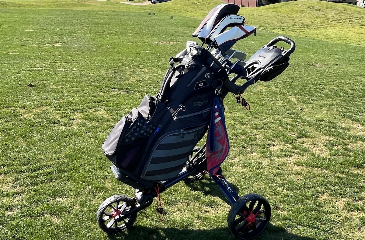 Bag Boy Nitron Auto Open Push Cart Review – Easy Open & Close – Extra-Stable & Feature Packed