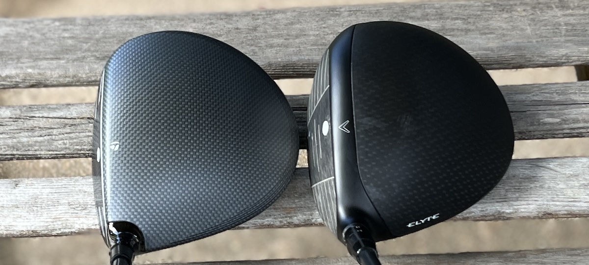 Callaway Elyte Driver & Taylormade Qi35 Driver crowns