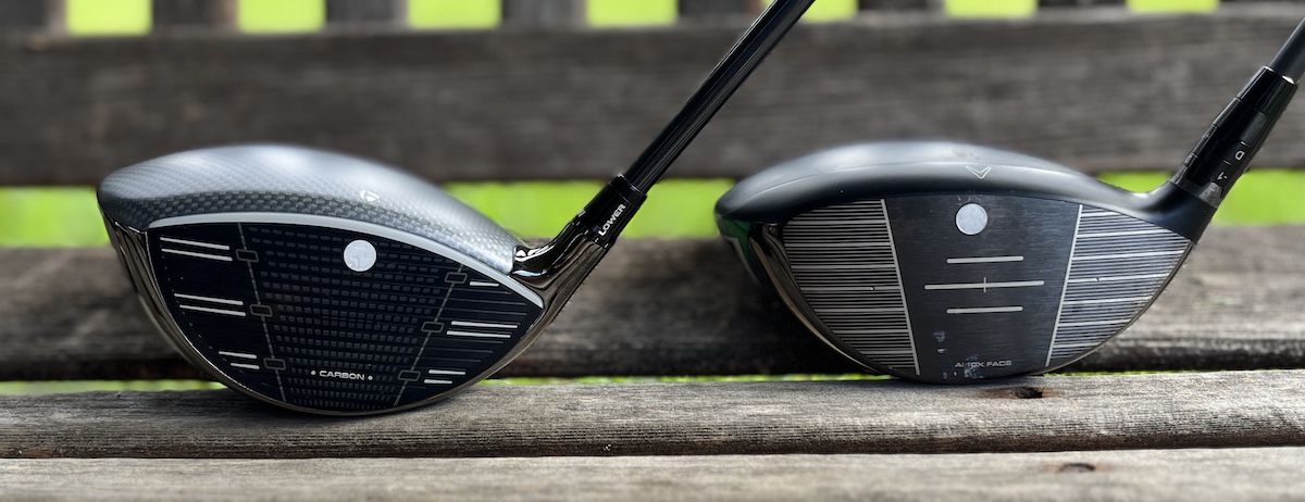 Taylormade Qi35 driver & callaway Elyte driver club faces