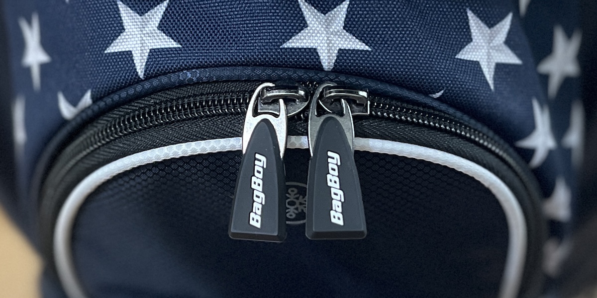 Bagboy Revolver Xp zipper pulls Bagboy Revolver Xp zipper pulls