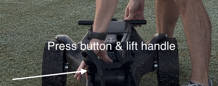 Stewart Golf VERTX Electric Trolley step 2