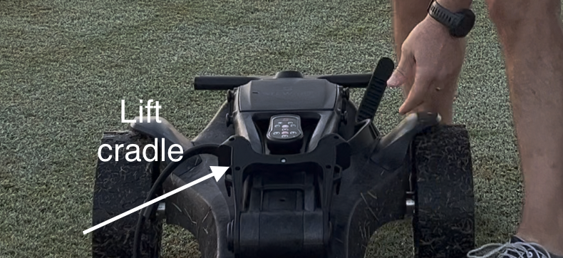 Stewart Golf VERTX Electric Trolley step 2