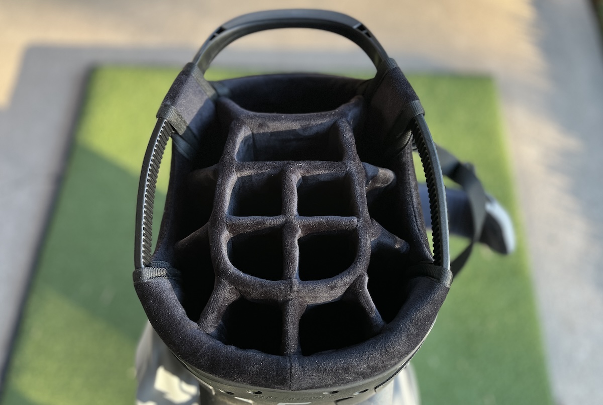 14-way full length divider Stewart Golf Nexas Hybrid Stand Bag 14-way full length divider Stewart Golf Nexas Hybrid Stand Bag