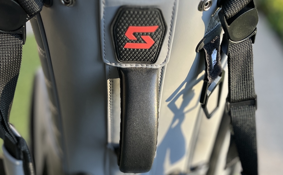 Stewart Golf Nexas Hybrid Stand Bag Logo & Handle Stewart Golf Nexas Hybrid Stand Bag Logo & Handle