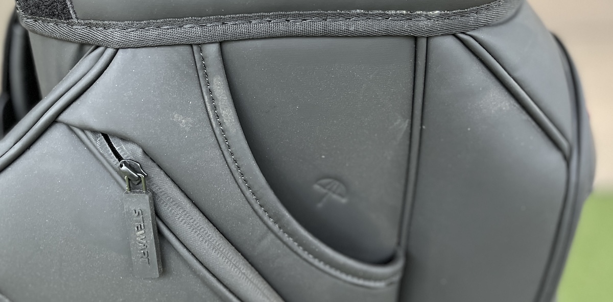 Stewart Nero golf bag umbrella slot