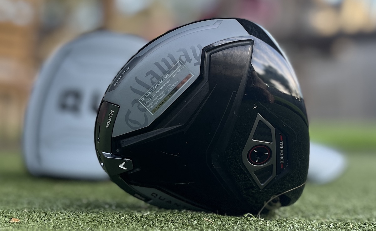 face close up Callaway Quantum Max Driver