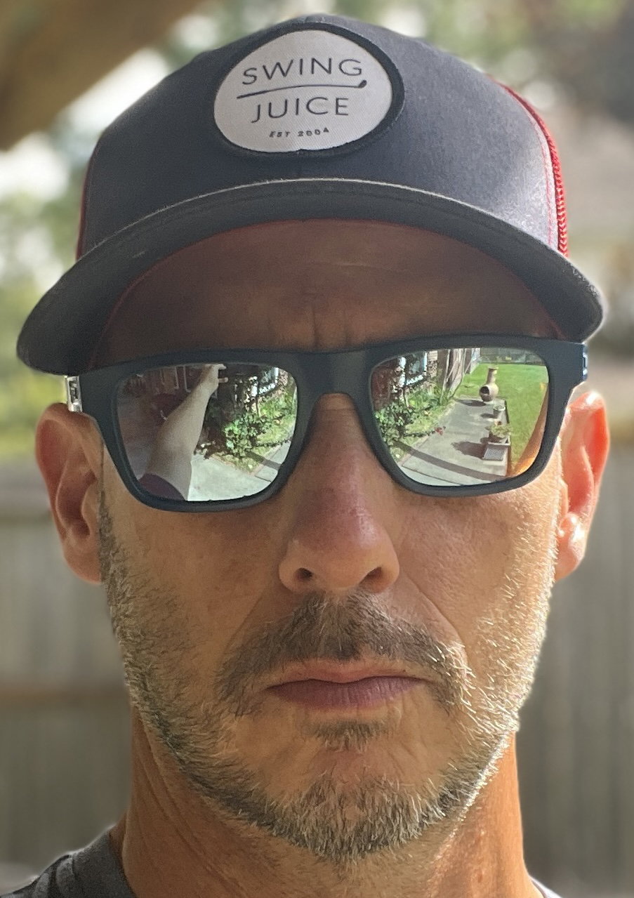 TITE 04 Blue Mirrored Golf Sunglasses