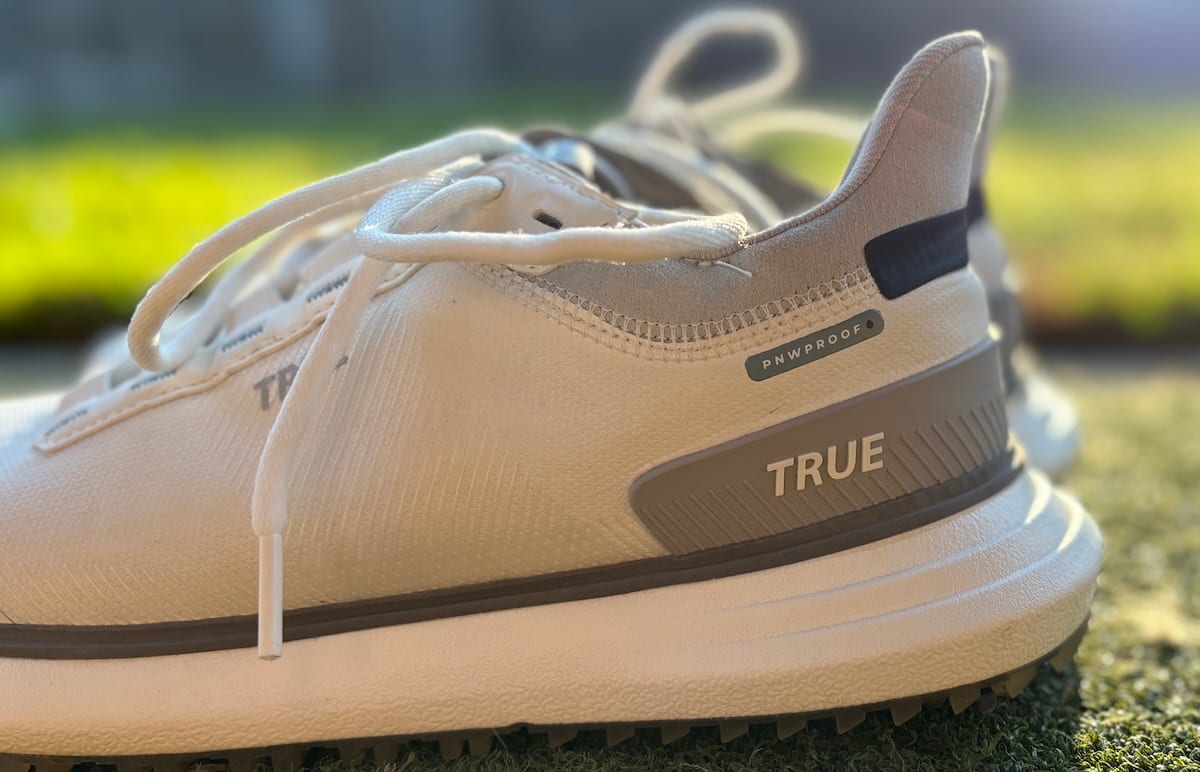 TRUE Linkswear Lux² Player golf shoes outer heel