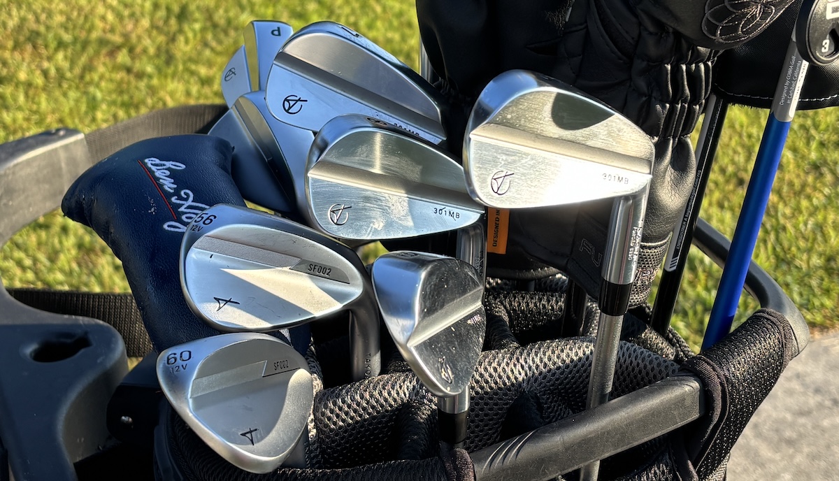 Takomo 301 MB irons on the course for testing