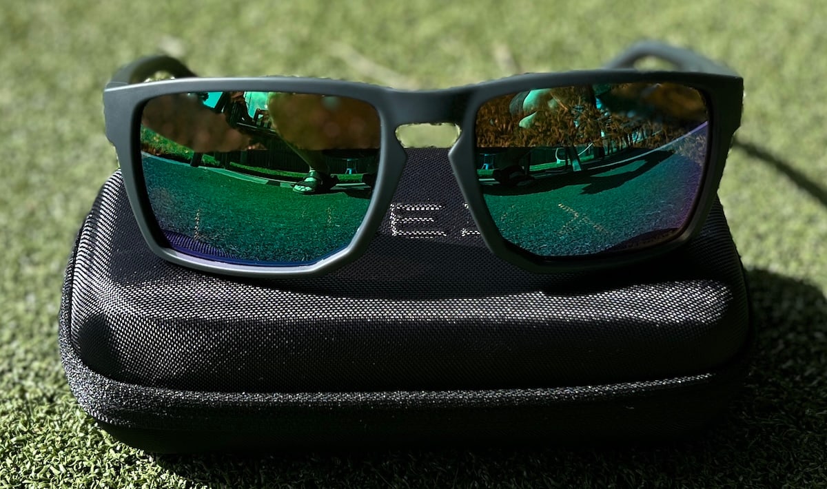 Wiley X WX Founder Sunglasses on their case